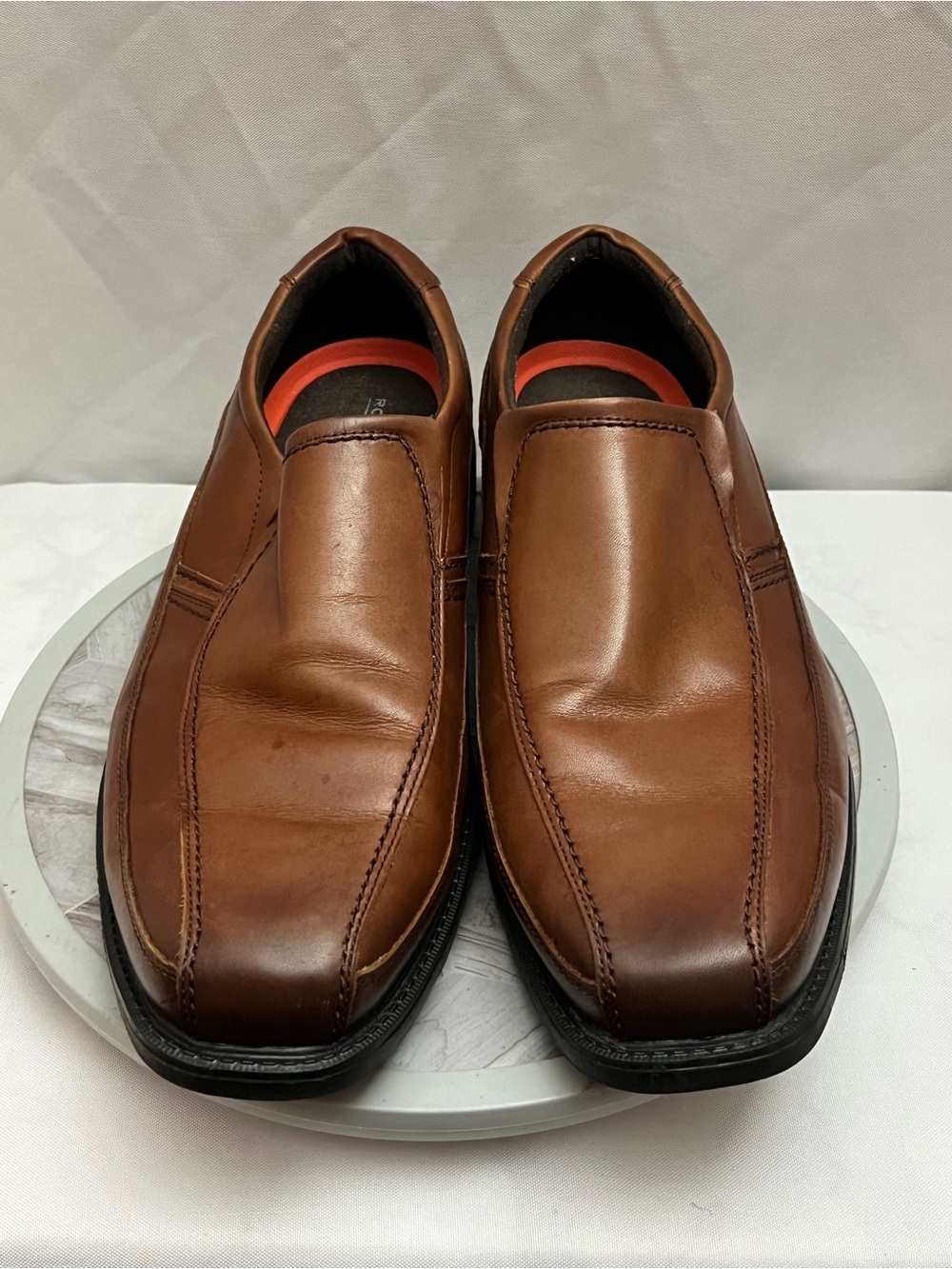 Rockport TruTech Men’s Size 14 Brown Leather Slip On Dress Shoes CH5296
